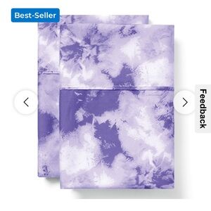 Stoneberry Home Watercolor Sheet Set in Lilac (full)
